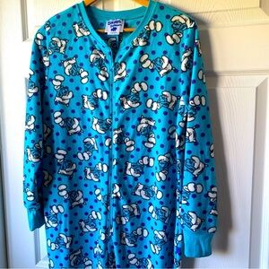 Smurf onesie pyjama size medium